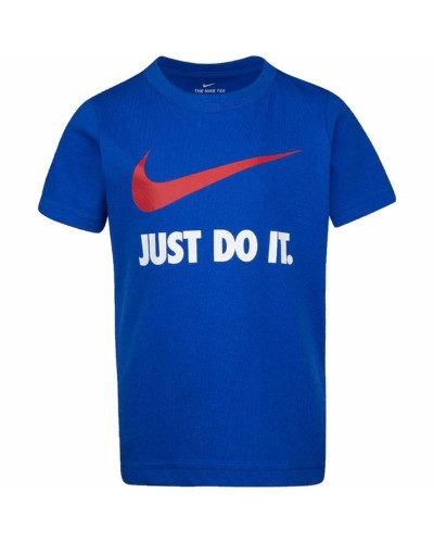Nike Swoosh Camiseta Manga Corta Niño Azul - Deportes y Aire Libre

