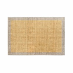DKD Home Decor Tappeto Giallo e Marrone Chiaro 120x180 cm per Arredo Casa