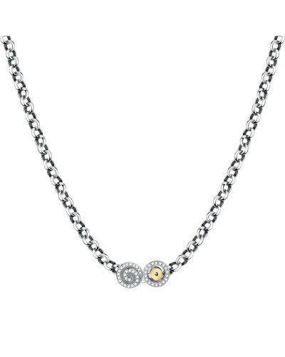 Morellato Drops: Collar de Mujer Plata, Cristales y Abalorios

