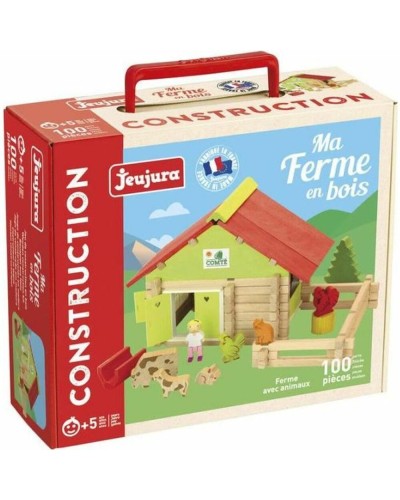 Actiefiguren Jeujura  Farm With Animals 100 Onderdelen Playset