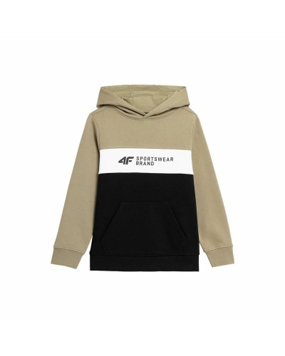 4F Kinder Fleecejacke JBLM003 Braun - Warm & Bequem
