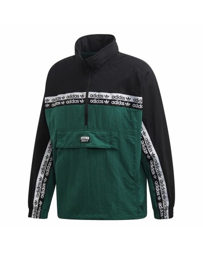 Heren Sportjas Adidas Originals R.Y.V. BLKD 2.0 Track Donkergroen