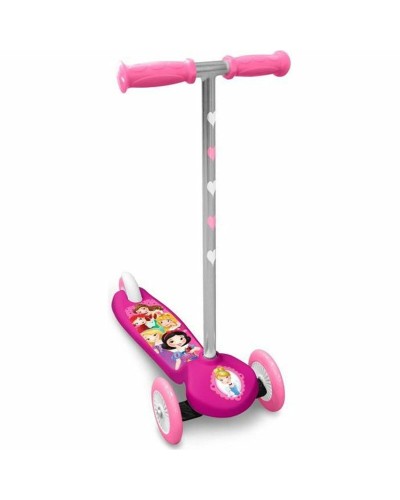Disney Princess Girl's Scooter Stamp Pink - Adjustable, 2 Wheels, +3 Years
