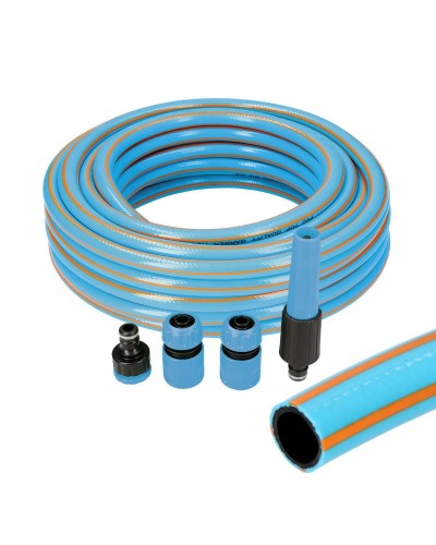 Tubes Flexibles EDM Bleus 20 mm x 15 m avec Accessoires - Pour Machines d'Électroérosion
