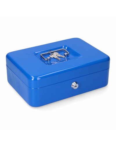 Micel CFC09 Sammelbox, 25 x 18 x 9 cm, Stahl Blau, Ideal für Büro oder Zuhause
