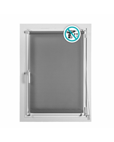 Rolloclip-Fix Rollo grau (150 x 180 cm)
