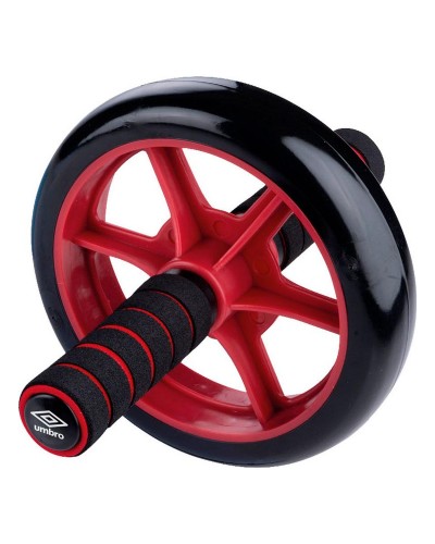 Ruota Addominali Umbro Nero/Rosso - Allenamento Core & Addominali - 28x18cm
