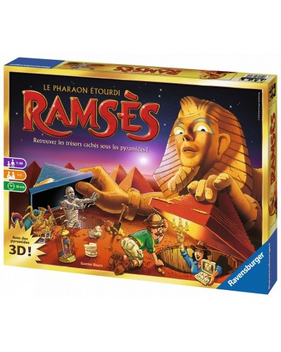Ravensburger Ramsès : Jeu de Société Stratégie et Aventure pour Familles
