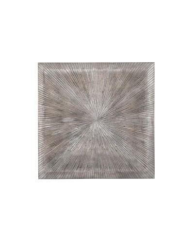 Décoration Murale 3D Argent Moderne DKD Home Decor, 121,5 x 2,5 x 122 cm
