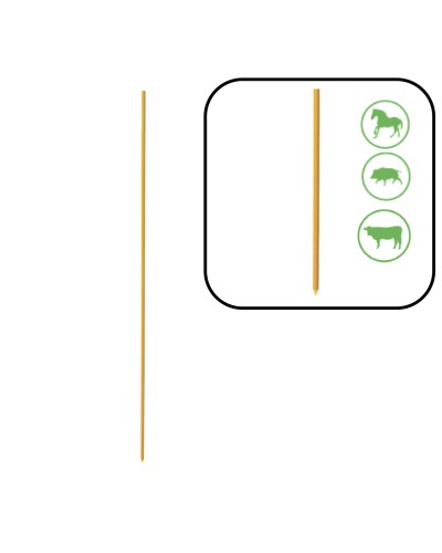 Weidepfähle, Weidezaunpfähle, Durchmesser 12 mm, Länge 120 cm - 50er Pack
