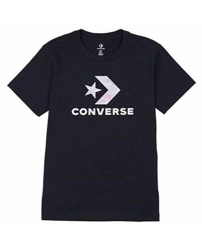 Converse Damen T-Shirt Seasonal Star Chevron Schwarz - Sportliche Baumwolle
