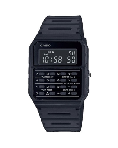 Casio Calculatrice Montre Vintage Unisexe - Fonctions Calculatrice et Réveil
