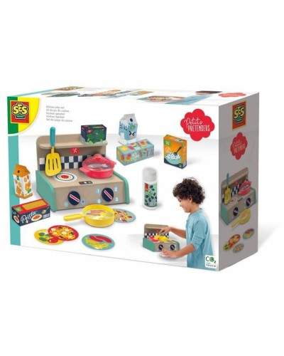 SES Creative - Spiellebensmittel Set: Pasta, Gemüse & Obst - Rollenspiel
