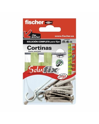 Kit Fissaggio Fischer Solufix: 21 Pezzi per Tende e Velari