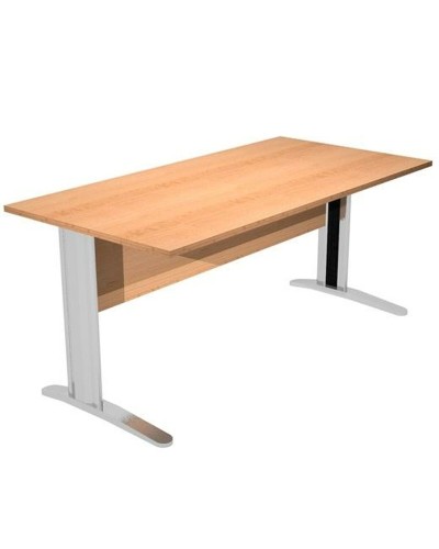 Skrivbord Artexport Presto Brun Metall Melamin 160 x 80 x 72 cm