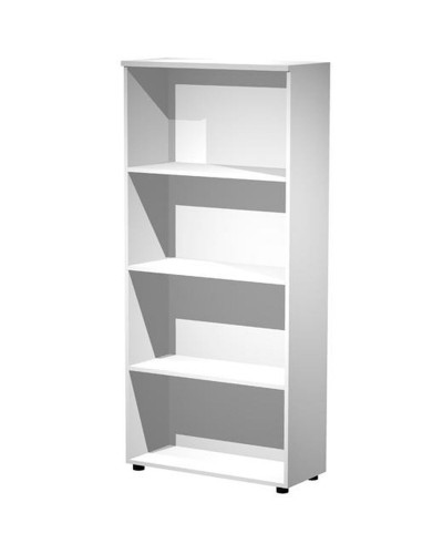 Artexport Estantería Blanca Melamina | 80 x 35 x 180 cm | Almacenamiento Elegante y Versátil
