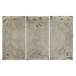 Wanddecoratie DKD Home Decor Beige Neoklassiek 178 x 4 x 112 cm (3 Onderdelen)
