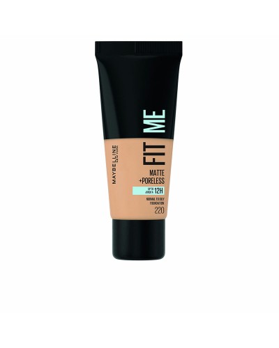 Maybelline Fit Me Poreless 220 Make-up-Grundlage, cremige Textur - 30 ml, perfekte Haut
