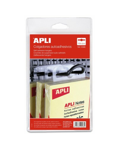 Cintres Transparents Apli en Plastique (Paquet de 100)
