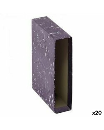 DOHE Archinovo Ordner Schwarz A4, Kartonhülle für Büro und Archivierung, 20er Pack
