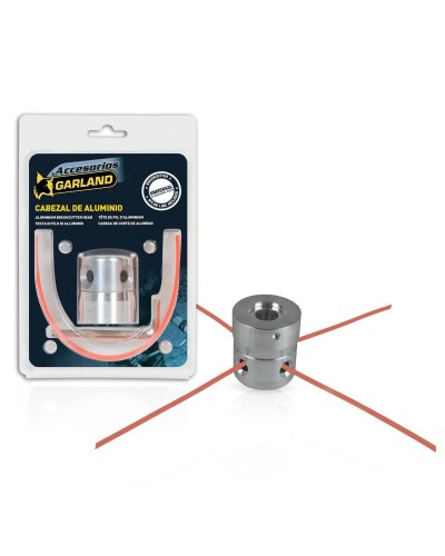 Tête de débroussailleuse Garland en aluminium pour une coupe précise et durable.
