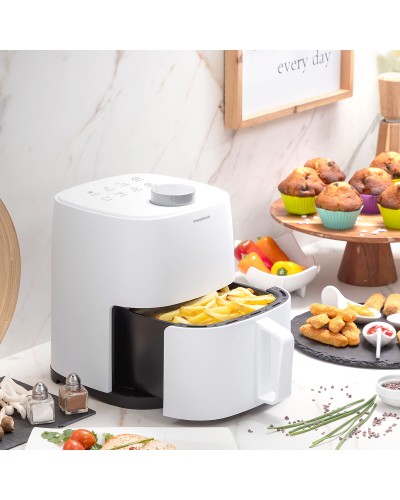 InnovaGoods Fryinn Lite 2000 Heißluftfritteuse 1200W 2L Weiß
