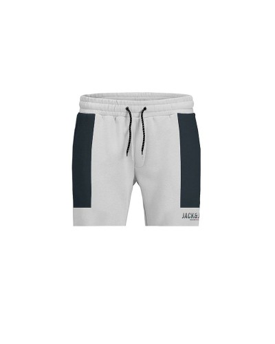 Jack & Jones Pantalones Cortos Deportivos Hombre JPSTDAN BLOKING Blanco
