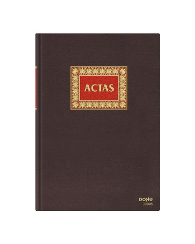 Livre de procès-verbaux DOHE A4, 100 pages, Couleur Bordeaux
