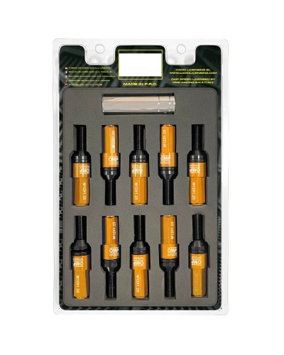 Schroevenkit OMP OMPS09971210 28 mm Oranje M12 x 1,25