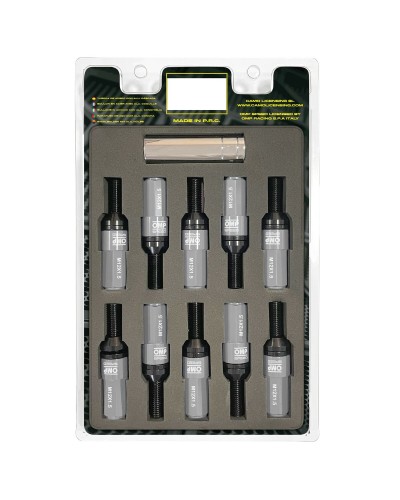 Ruuvisetti OMP OMPS09981204 28 mm Harmaa M12 x 1,50