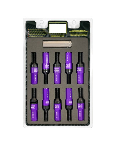 Schroevenkit OMP OMPS09981211 28 mm Paars M12 x 1,50