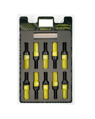 Ruuvisetti OMP OMPS09981209 28 mm Keltainen M12 x 1,50