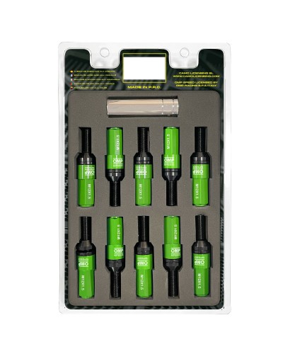 OMP Kit Viti OMPS09981208 M12 x 1.50, 28mm - Verde Racing
