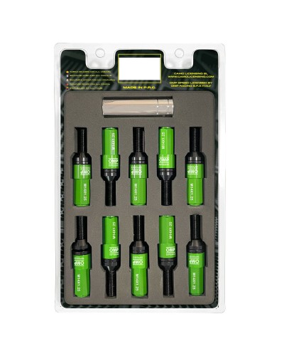 OMP Kit Viti Verde 28mm M14x1.25 - Fissaggio Racing Sicuro & Affidabile
