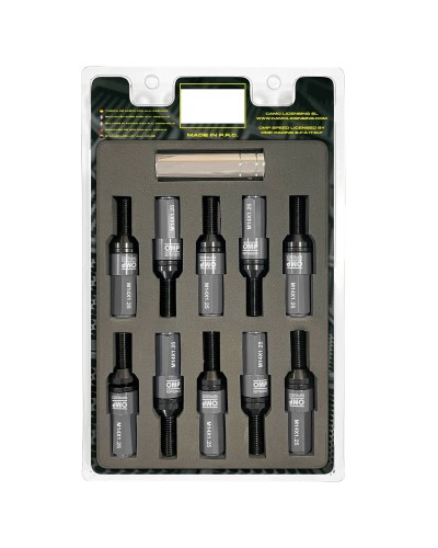 OMP Auto Schrauben Kit S09971402, 28mm, Silber, M14 x 1.25
