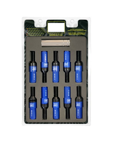 Schroevenkit OMP OMPS09981407 28 mm Blauw M14 x 1,50