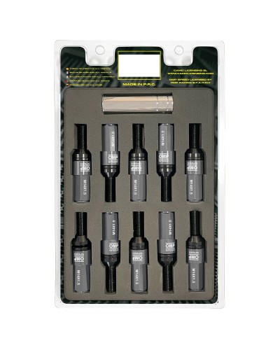 Ruuvisetti OMP OMPS09981402 28 mm Hopea M14 x 1,50