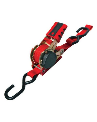 Tope de Retención Ponsa Retráctil Rojo Cerrado - 25 mm x 2,4 m
