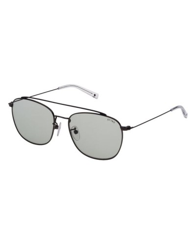 Sting SST192540K59 Lunettes de Soleil Homme - Noir Mat, Verres Gris ø 54mm
