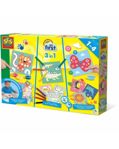 SES Creative Mon Premier : Dessins à Peindre - Kit Créatif Enfants +1 An

