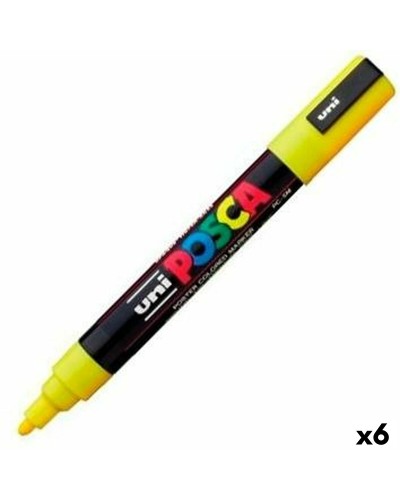 Pennarelli POSCA PC-5M Marrone, Punta Media da 1,8-2,5 mm (Confezione da 6)