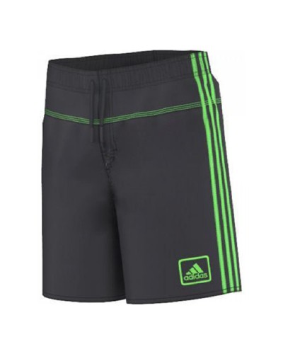 Adidas Badehose Kinder Short Junior Grau/Schwarz - Schwimmbad/Meer
