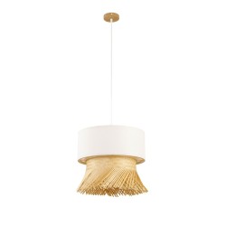 Bamboo Chandelier DKD Home Decor, 40 x 40 x 39 cm, decorative and modern for interiors

