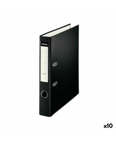 Esselte A4 Hebelordner, Schwarz, 10er Pack
