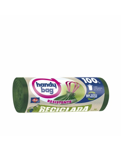 Sacs Poubelle Albal Handy Bag, Très Grande Capacité 100 L, Lot de 10 Pièces

