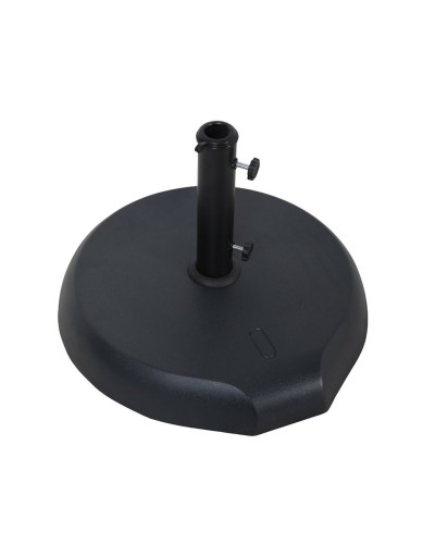Base para Sombrilla Robusta y Negra, Ideal para Jardines y Terrazas
