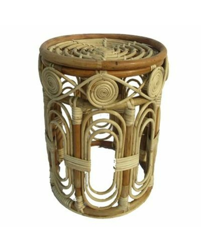 Mesa Auxiliar DKD Home Decor Natural 35x35x45cm para Complemento de Decoración
