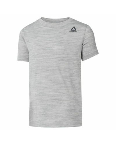 Reebok Camiseta Niño Essentials Marble Gris - Manga Corta Deporte
