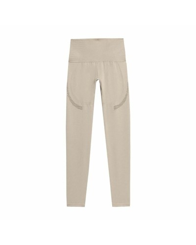 Sportleggings voor Dames 4F Functional SPDF012 Beige