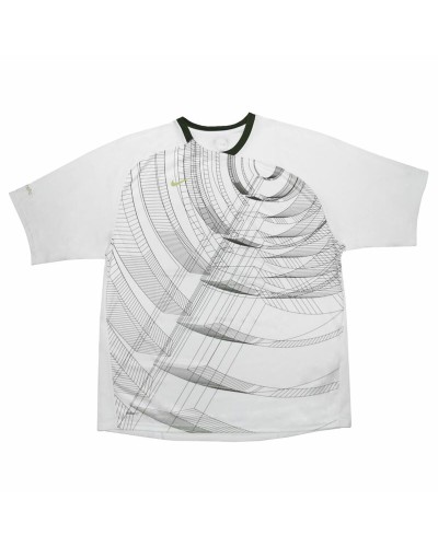 Nike Summer T90 Camiseta Hombre Blanca - Manga Corta Transpirable
